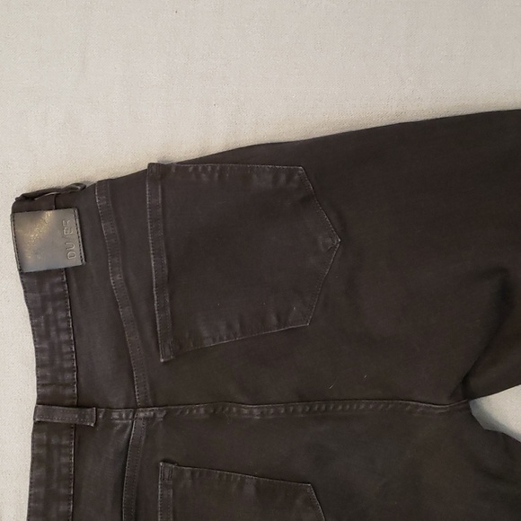 DUER High Rise Skinny Jeans Black Women's 32 - Picture 8 of 8